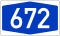 Bundesautobahn 672 number.svg