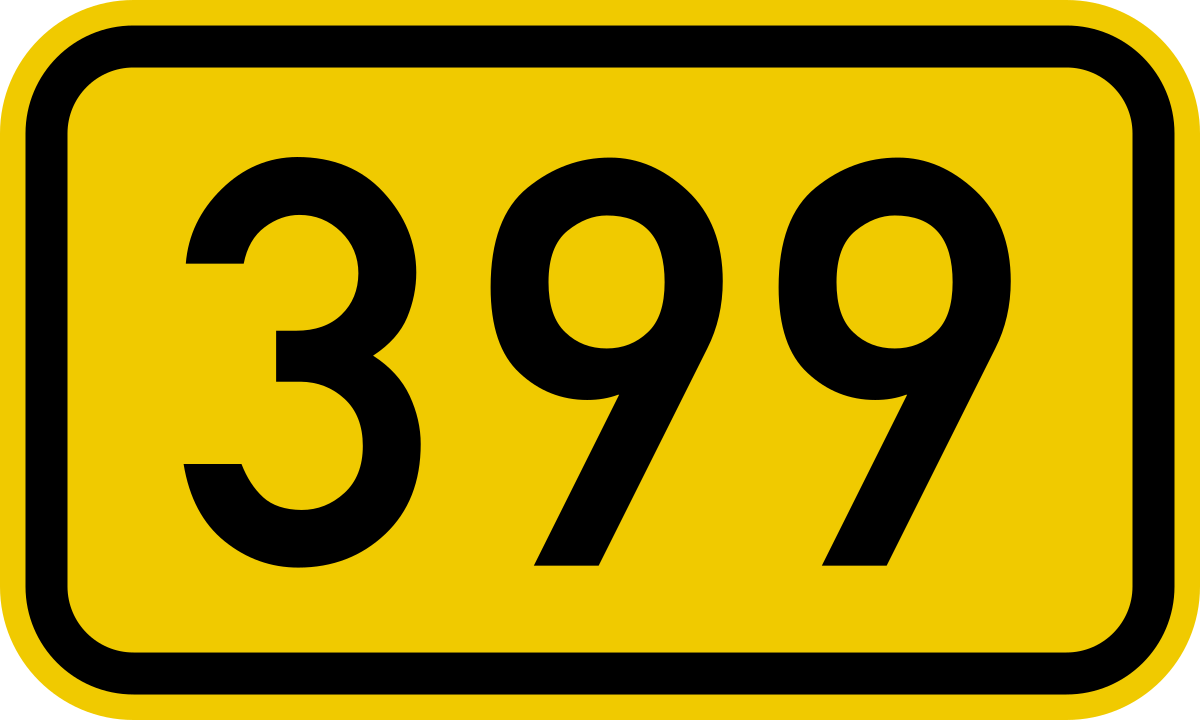 File:Bundesstraße 399 number.svg - Wikimedia Commons