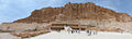 Tempelj kraljice Hačepsut - panorama na celoten tempeljski kompleks