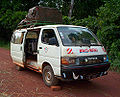 Haut-Nyong Express bush taxi between Lomié and Ngoila, Cameroon