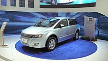 The BYD e6, showcased at the 2010 North American International Auto Show in Detroit, US Byd e6 crossover1.jpg