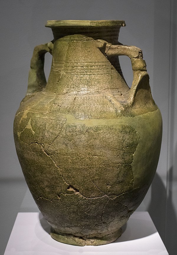 2nd century BCE era jar found in Mleiha Archaeological site in Sharjah.