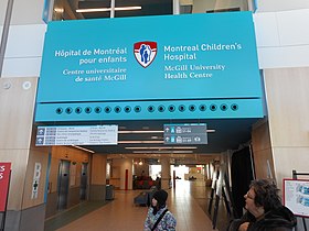 Imagen ilustrativa del artículo Montreal Children's Hospital