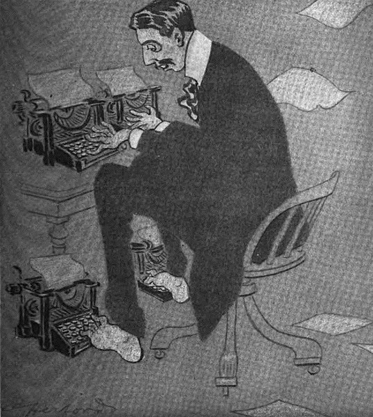 File:Caricature of Arnold Bennett.jpg