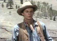 Carleton Carpenter in scene from the film Vengeance Valley (1951). He would later go on to be in the Broadway show Hotel Paradiso (1957). Carleton Carpenter 1951.jpg