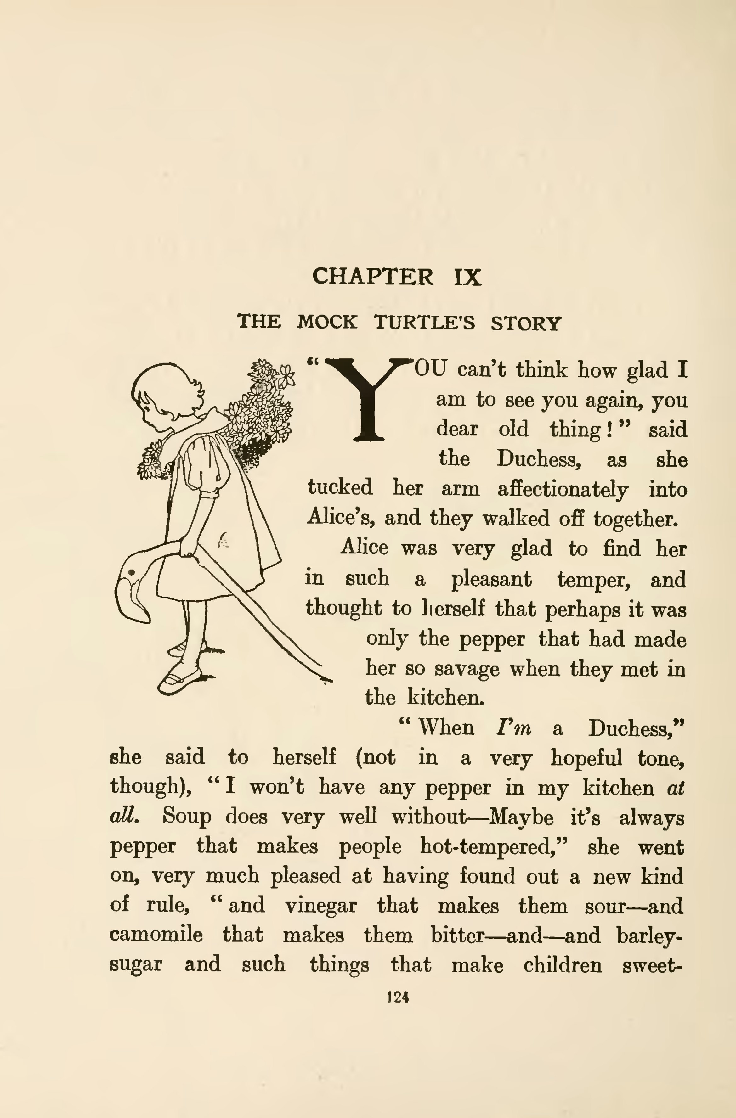 In the Duchess's Kitchen, Illustration to 'Alice's Adventures in