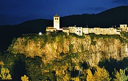 Skyline of Castellfullit de la Roca