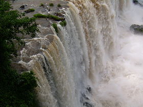 Cataratas com vazão normal