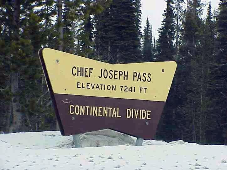 chief joseph map
