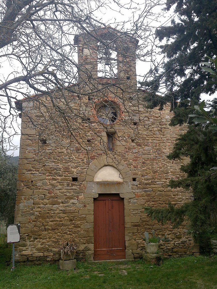 Rigutino Map Village Arezzo Tuscany Italy