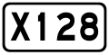 China County Road X128.svg