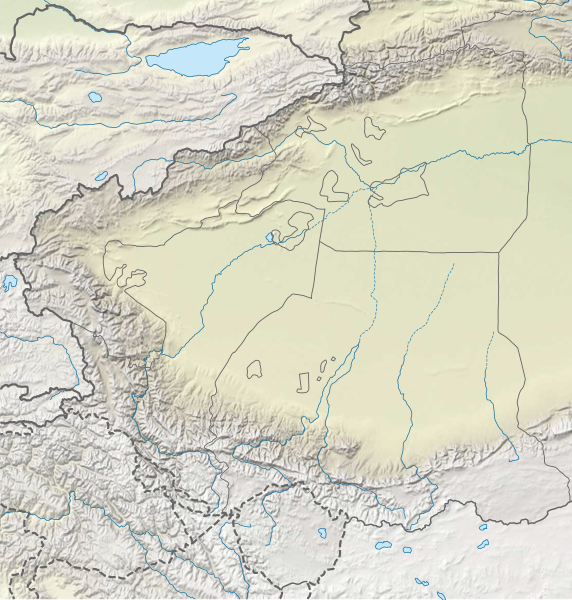 File:China Xinjiang Southern relief location map.svg