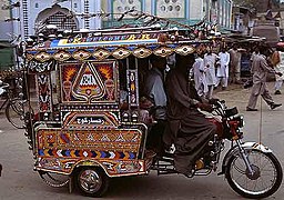 Chand Gari Rickshaw in Pakistan.