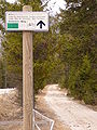 Pista de biciclete spre pasul Cimabanche