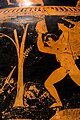 Circle of the Iliupersis Painter - RVAp 8-145 - Orestes at Delphi - Dionysos with satyrs and maenads - Nike sacrificing ram - boar hunt - Berlin AS F 3256 - 37