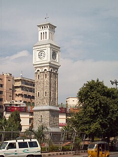 <span class="mw-page-title-main">Secunderabad Clock Tower</span> Clock tower located in the Secunderabad, Hyderabad, India