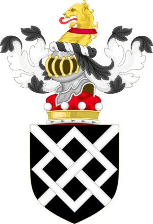 Coat of Arms of Barons Harington. Coat of Arms of Baron Harington.png