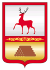 Coat of arms of Semyonovsky urban district, Nizhny Novgorod Oblast.png