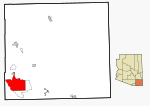 Cochise County Incorporated and Unincorporated areas Sierra Vista highlighted.svg