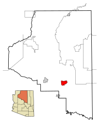 Location in Coconino County the state of Arizona