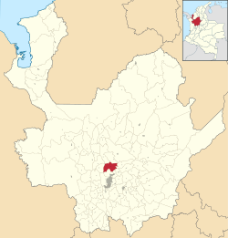 San Pedro de los Milagros ubicada en Antioquia