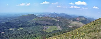 La chaîne des Puys dal Puy-de-Dôme