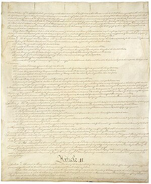 Constitution Des États-Unis: Influences, Origine, Structure de la Constitution