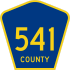 County Route 541 marker