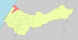 District de Dajia - Carte