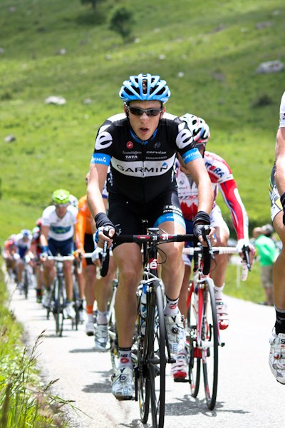 Martin participating in the 2011 Critérium du Dauphiné.