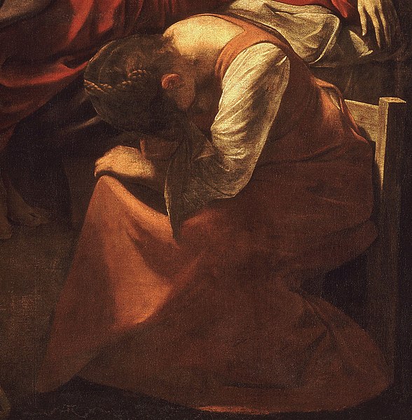 File:Death of the Virgin-Caravaggio (1606) (focus on Magdalena).jpg