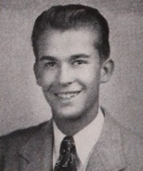 Clark in the 1947 yearbook for A.B. Davis High School