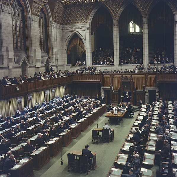 File:Diefenbaker addressing the House of Commons Jan 1959 (4301796).jpg
