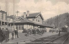 Postcard view of the former station Dunsmuir station postcard.jpg