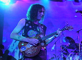 Ed Wynne com Ozric Tentacles no State Theatre em 2006