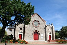 Igreja Notre-Dame des Dunes em Pornichet, Loire-Atlantique, França