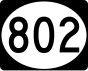 Puerto Rico Tertiary Highway 802 marker