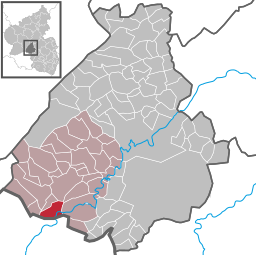 Läget för Ellweiler i Landkreis Birkenfeld