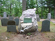 Emerson's grave – Sleepy Hollow Cemetery, Concord, Massachusetts