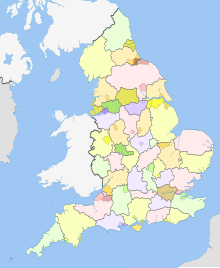 Evolution of the metropolitan and non-metropolitan counties