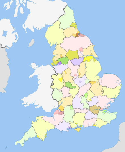 English metropolitan and non-metropolitan counties 1998.svg