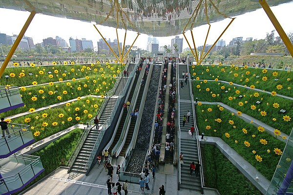 Central Park Station courtyard