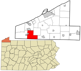 Posizione di Elk Creek Township