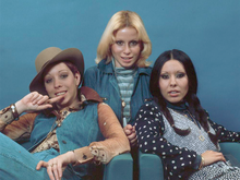 Shokolad, Menta, Mastik in 1976;  Van links naar rechts: Ruthie Holzman, Leah Lupatin en Yardena Arazi