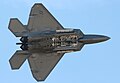 A Picture of the internal Weapons Bay of a F-22 raptor, while demonstrating at a Blue Angels Airshow in San Antonio, Texas.