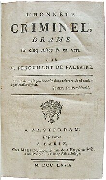 Fenouillot de Falbaire l'Honnête Criminel Paris Merlin 1767.jpg