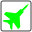 File:Fighter jet light-green icon.svg