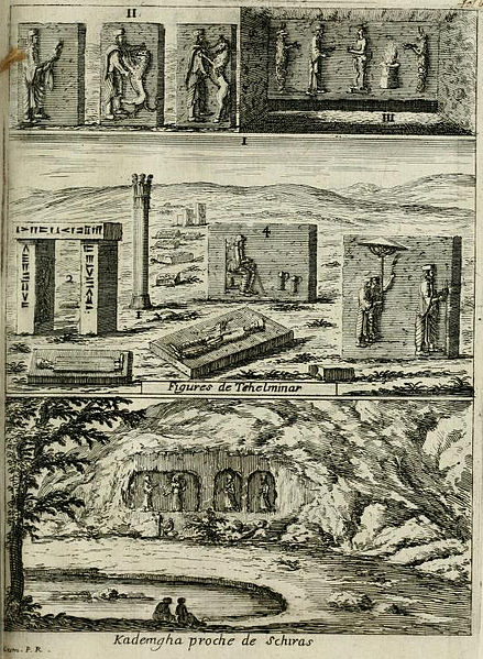 File:Figures de Tehelminar (Persépolis) et Kuh-e Rahmat proche de Shiraz.jpg