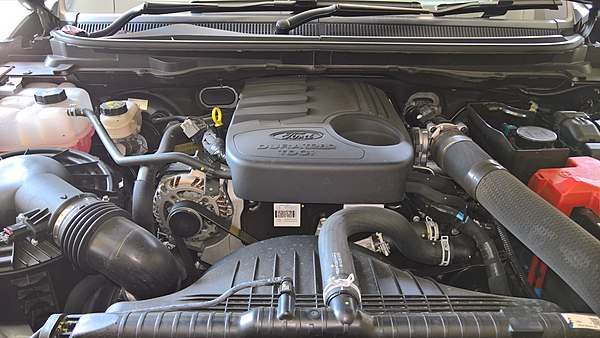 Engine of 2017 Ford Ranger