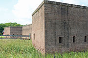 Fort James Jackson in Chatham county, Georgia, US is a National Landmark and on the National Register of Historic Places{{NRHP}70000200}}